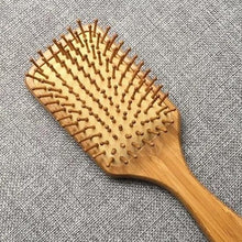 Load image into Gallery viewer, Natural Bamboo Hair Brush - Zero Waste Plastic Free Detangling Brush
