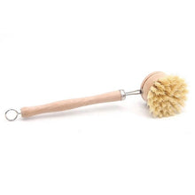 Load image into Gallery viewer, Bamboo Sisal Dish Brush - Zero Waste Kitchen Brush - Replaceable Sisal Head
